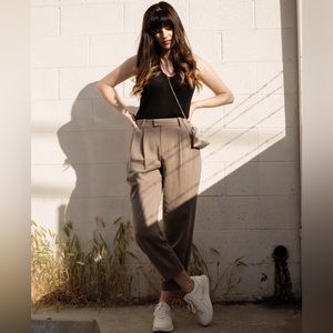 Everlane Put together Pleated Pant in Clay